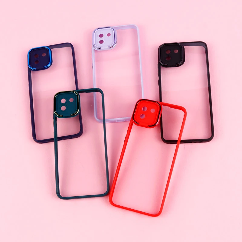 قاب PC سامسونگ Galaxy A03 متال ایرون محافظ لنزدار