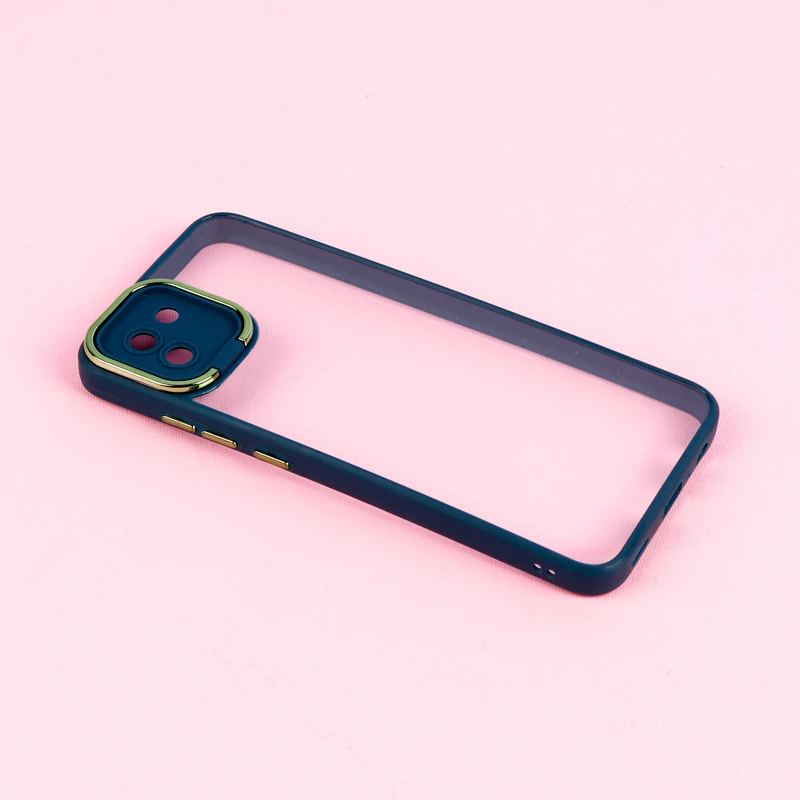 قاب PC سامسونگ Galaxy A03 متال ایرون محافظ لنزدار