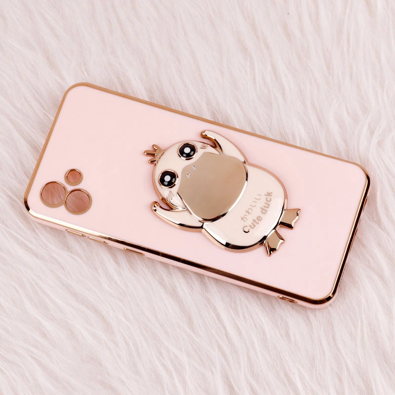 قاب My Case استند Cute Duck محافظ لنزدار Samsung Galaxy A04