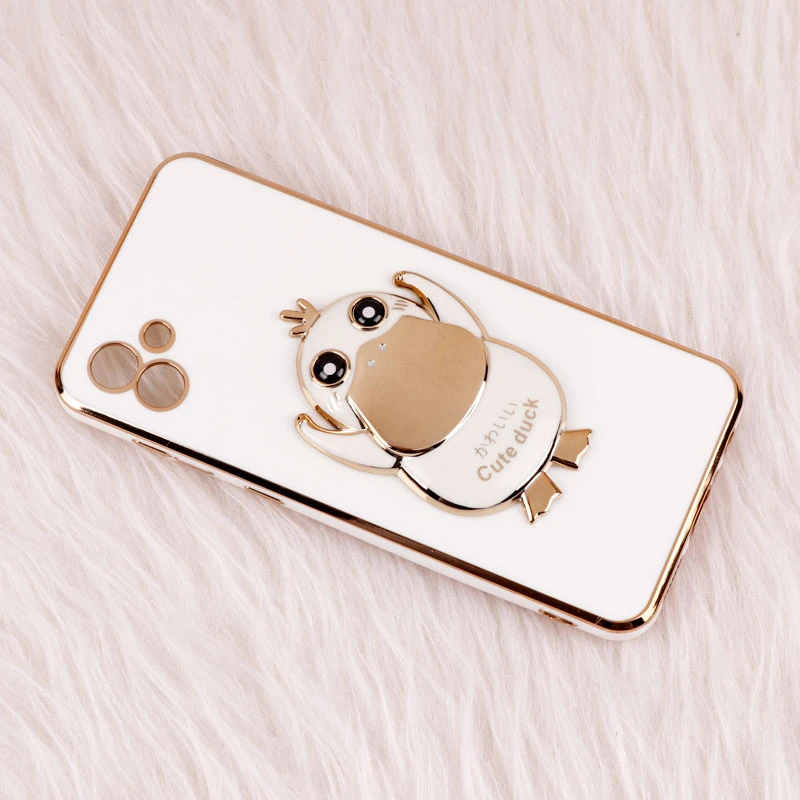 قاب My Case استند Cute Duck محافظ لنزدار Samsung Galaxy A04
