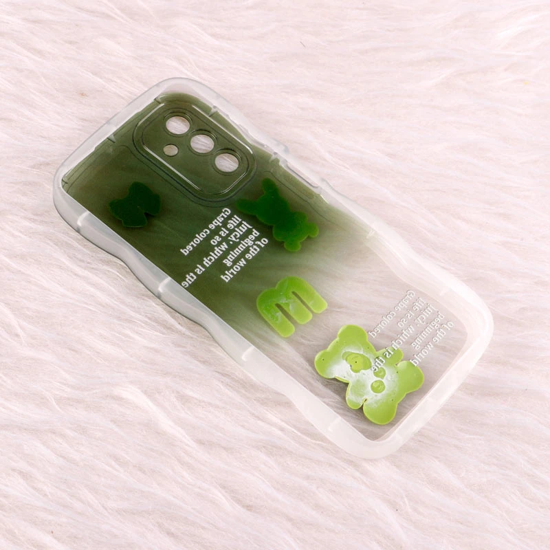 قاب سامسونگ Galaxy A04s عروسکی برجسته دو رنگ محافظ لنزدار