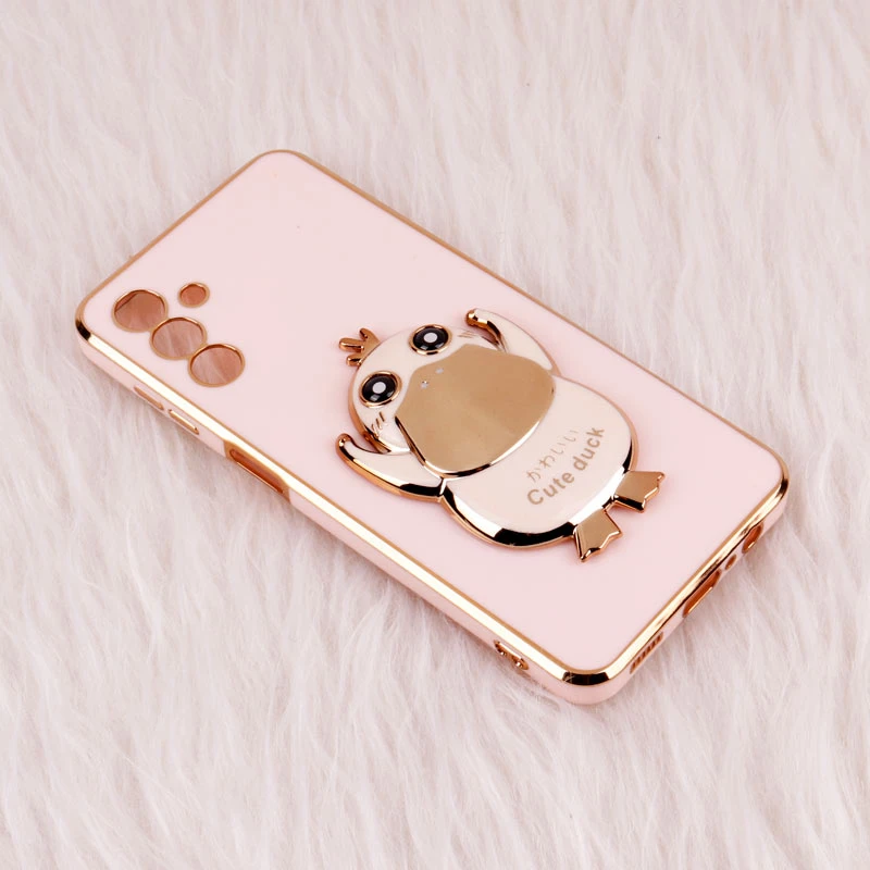 قاب My Case استند Cute Duck محافظ لنزدار Samsung Galaxy A04s