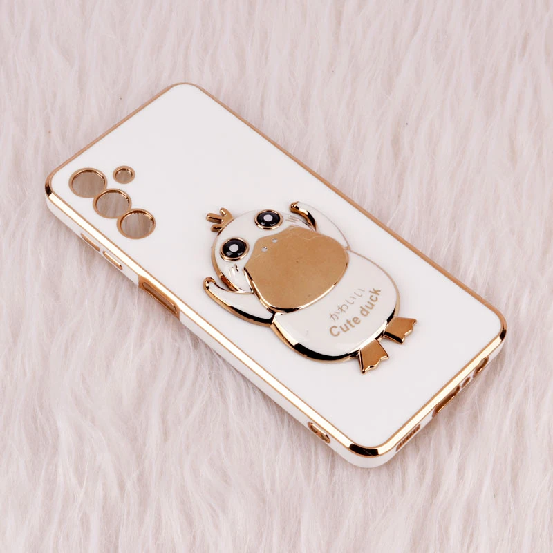 قاب My Case استند Cute Duck محافظ لنزدار Samsung Galaxy A04s