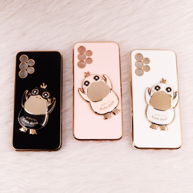 قاب My Case استند Cute Duck محافظ لنزدار Samsung Galaxy A13 4G