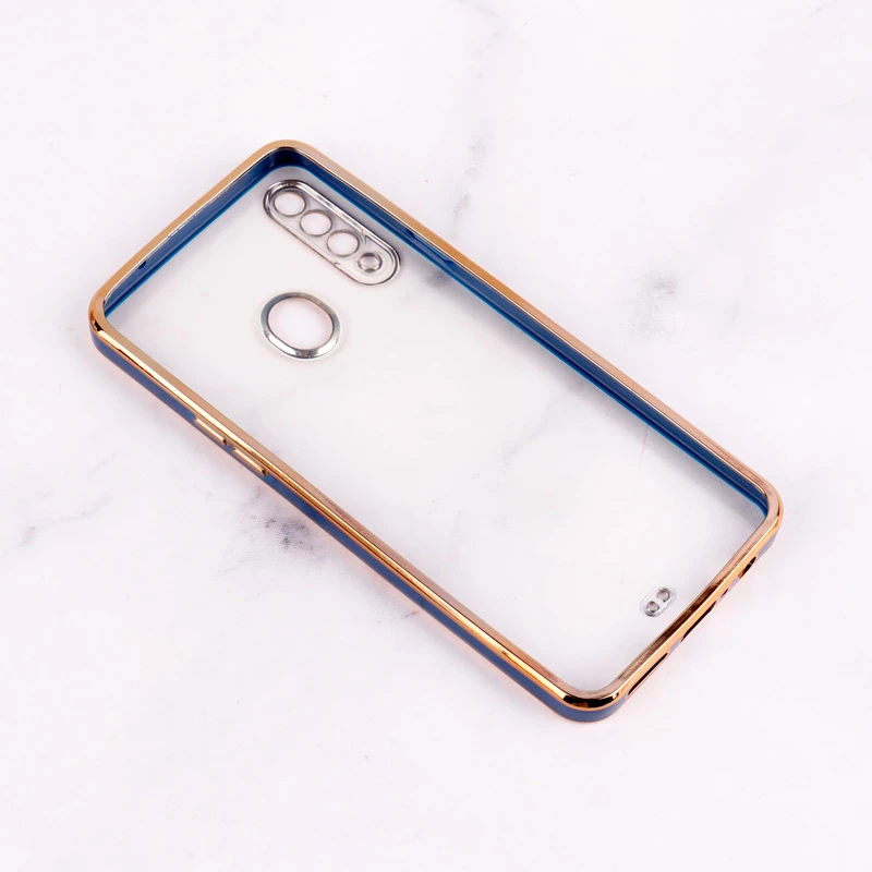 قاب Chrome دور طلایی محافظ لنزدار Samsung Galaxy A20s