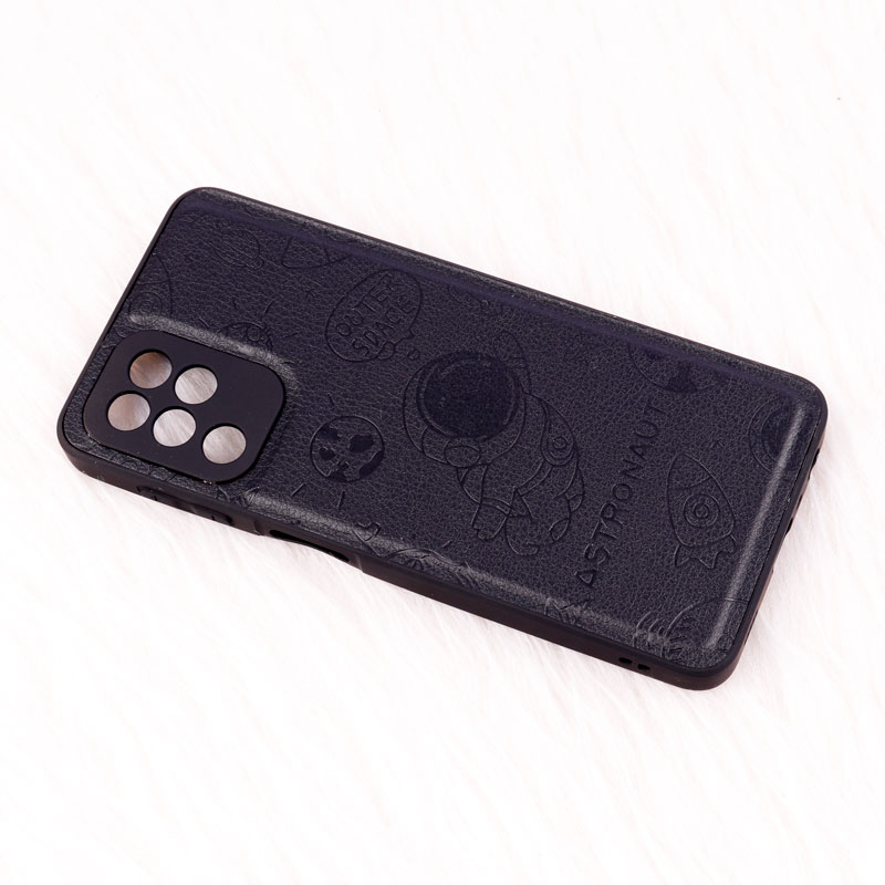 قاب ضد ضربه چرمی Astronaut محافظ لنزدار Samsung Galaxy A22 4G
