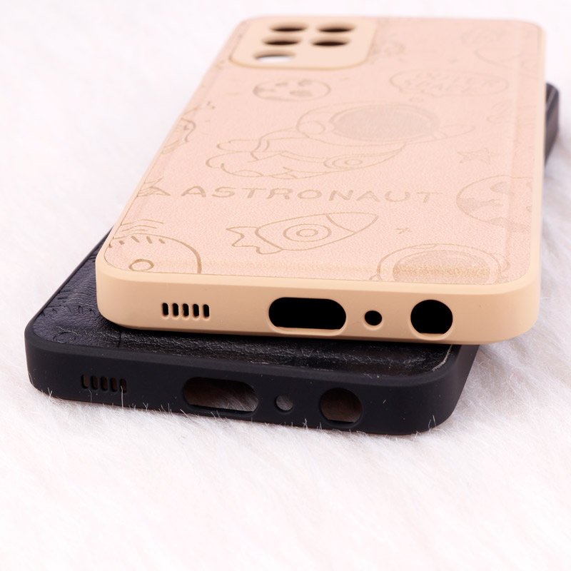 قاب ضد ضربه چرمی Astronaut محافظ لنزدار Samsung Galaxy A22 4G