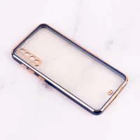 قاب Chrome دور طلایی محافظ لنزدار Samsung Galaxy A30s / A50s / A50
