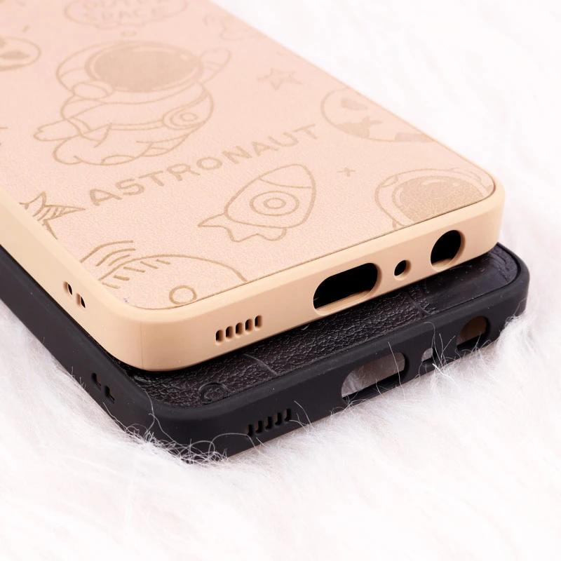 قاب ضد ضربه چرمی Astronaut محافظ لنزدار Samsung Galaxy A32 4G