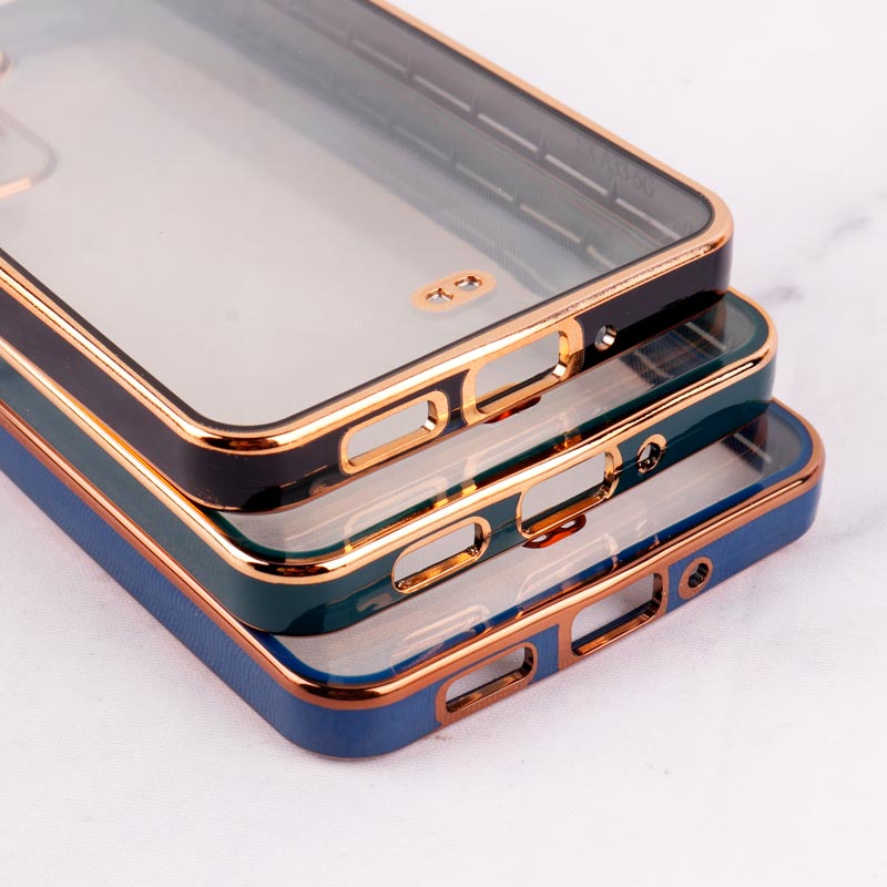 قاب Chrome دور طلایی محافظ لنزدار Samsung Galaxy A33 5G