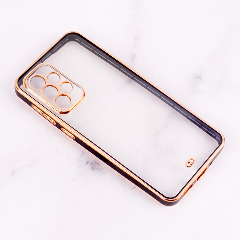 قاب Chrome دور طلایی محافظ لنزدار Samsung Galaxy A33 5G