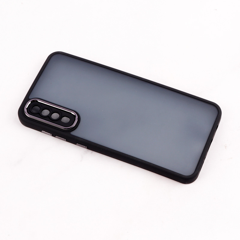قاب PC متال ایرون مات محافظ لنزدار Samsung Galaxy A50 مشکی
