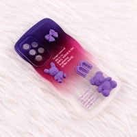 قاب سامسونگ Galaxy A53 5G عروسکی برجسته دو رنگ محافظ لنزدار