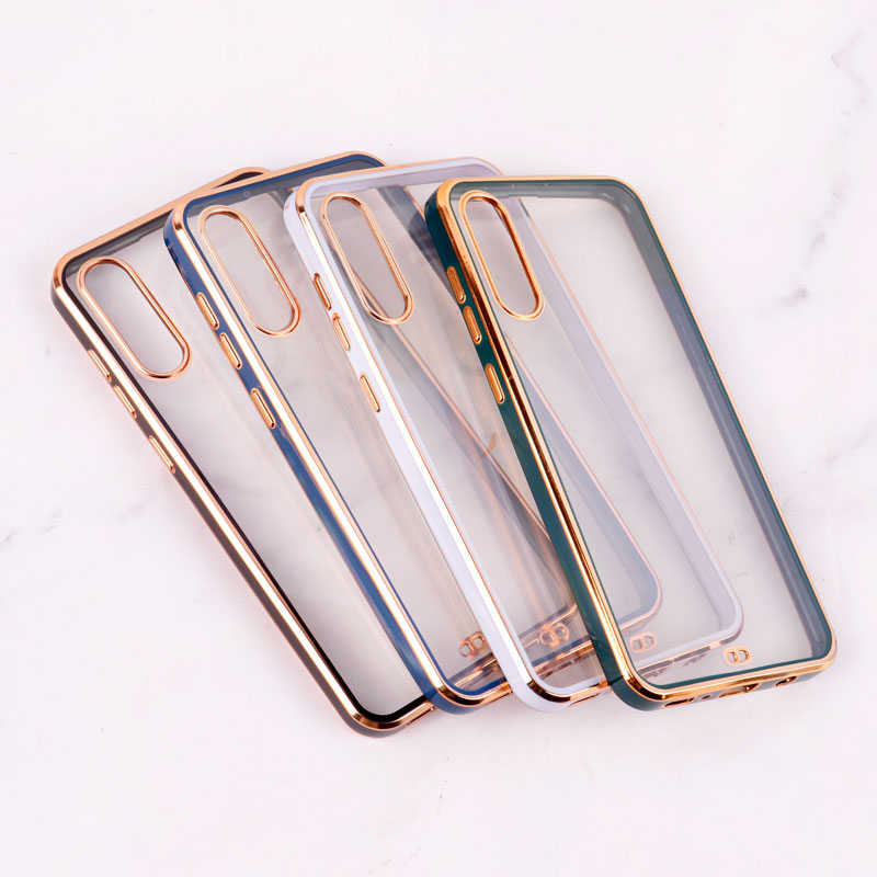 قاب Chrome دور طلایی Samsung Galaxy A70 / A70s