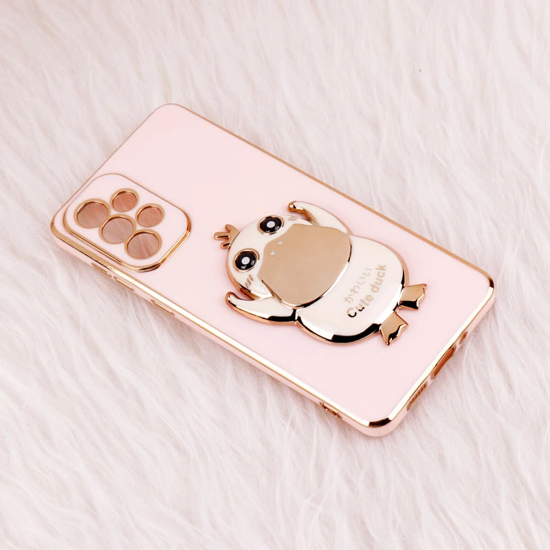 G Gقاب My Case استند Cute Duck محافظ لنزدار Samsung Galaxy A73
