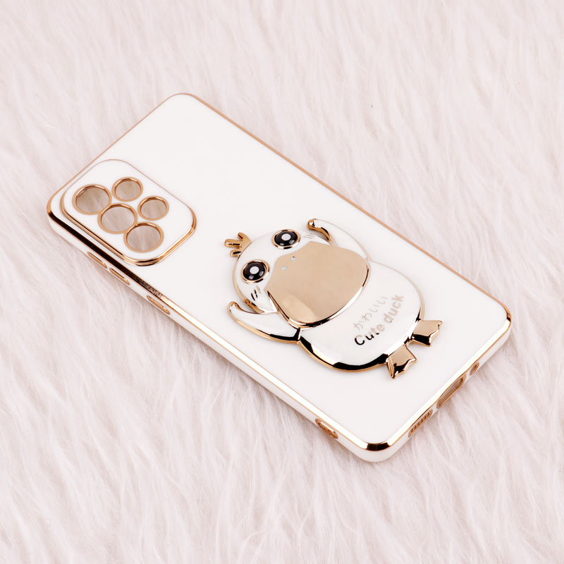 G Gقاب My Case استند Cute Duck محافظ لنزدار Samsung Galaxy A73