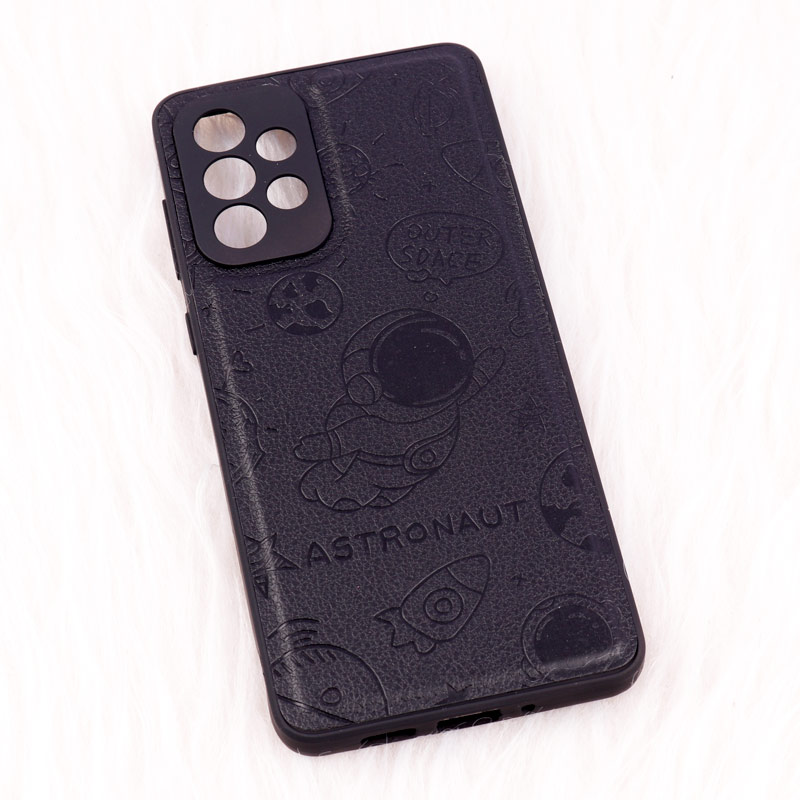 قاب ضد ضربه چرمی Astronaut محافظ لنزدار Samsung Galaxy A73