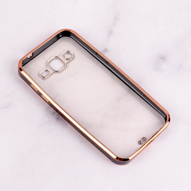قاب Chrome دور طلایی محافظ لنزدار Samsung Galaxy J2