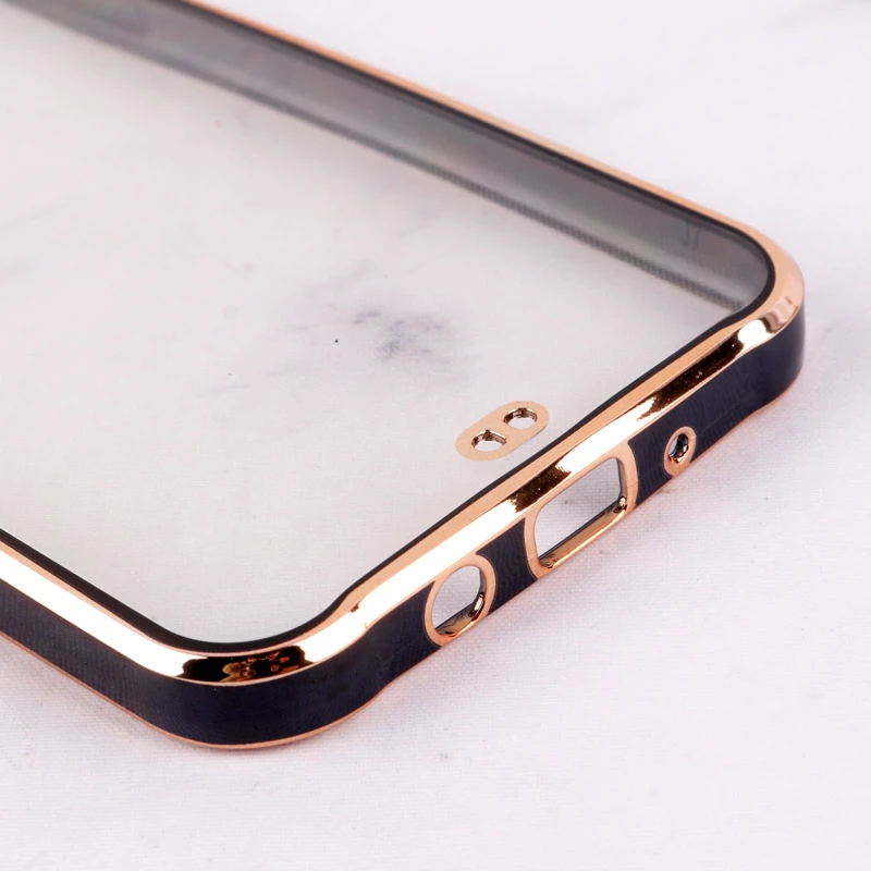 قاب Chrome دور طلایی محافظ لنزدار Samsung Galaxy J7