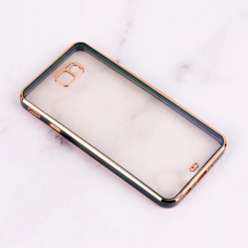 قاب Chrome دور طلایی محافظ لنزدار Samsung Galaxy J7 Prime