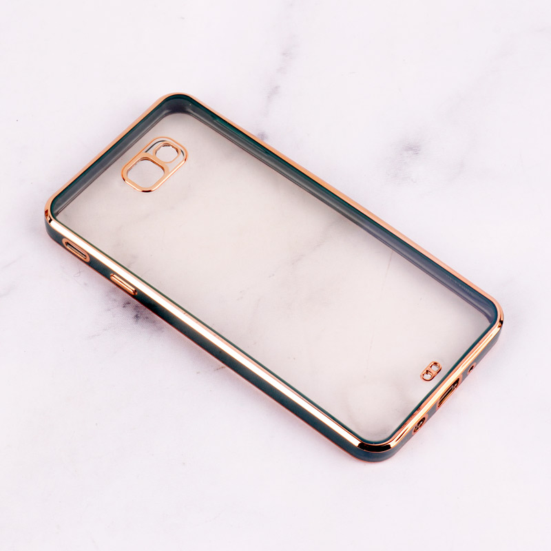 قاب Chrome دور طلایی محافظ لنزدار Samsung Galaxy J7 Prime