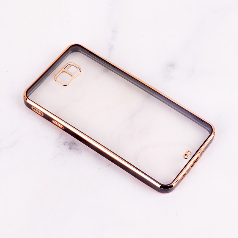 قاب Chrome دور طلایی محافظ لنزدار Samsung Galaxy J7 Prime