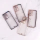 قاب Chrome دور طلایی محافظ لنزدار Samsung Galaxy S21 Ultra