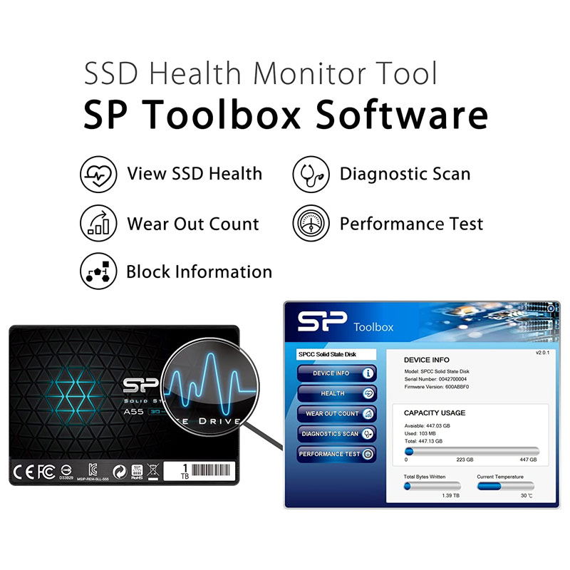 حافظه SSD سیلیکون پاور Silicon Power Ace A551 TB