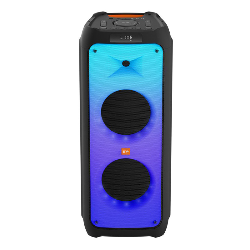 اسپیکر چمدانی بلوتوثی رم و فلش خور Silicon Power BS97 + میکروفون و ریموت کنترل
