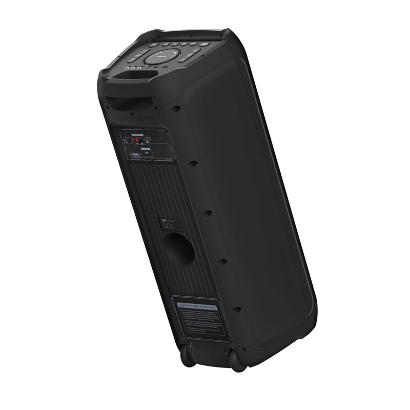 اسپیکر چمدانی بلوتوثی رم و فلش خور Silicon Power BS97 + میکروفون و ریموت کنترل