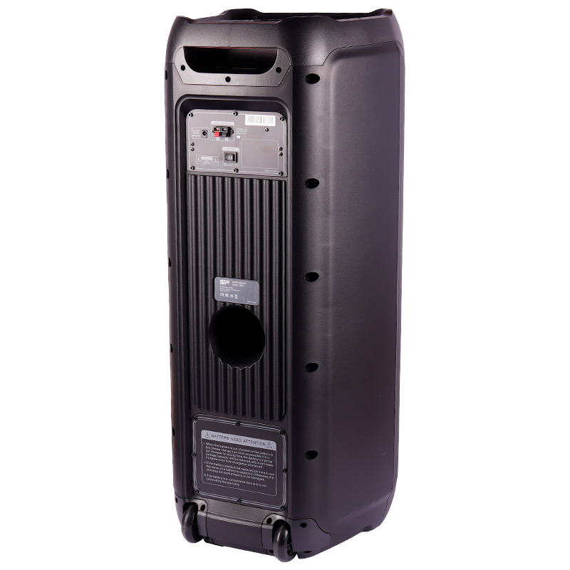 اسپیکر چمدانی بلوتوثی رم و فلش خور Silicon Power BS97 + میکروفون و ریموت کنترل