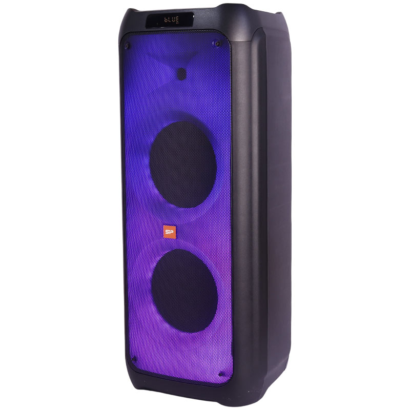 اسپیکر چمدانی بلوتوثی رم و فلش خور Silicon Power BS97 + میکروفون و ریموت کنترل