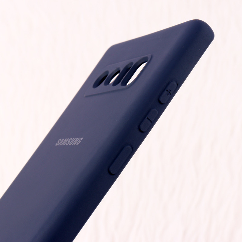قاب محافظ لنزدار سیلیکونی Highcopy سامسونگ Samsung Galaxy Note 8 سرمه ای تیره