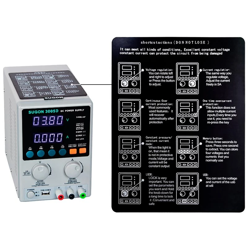 منبع تغذیه دیجیتال Sugon 3005D 30V 5A