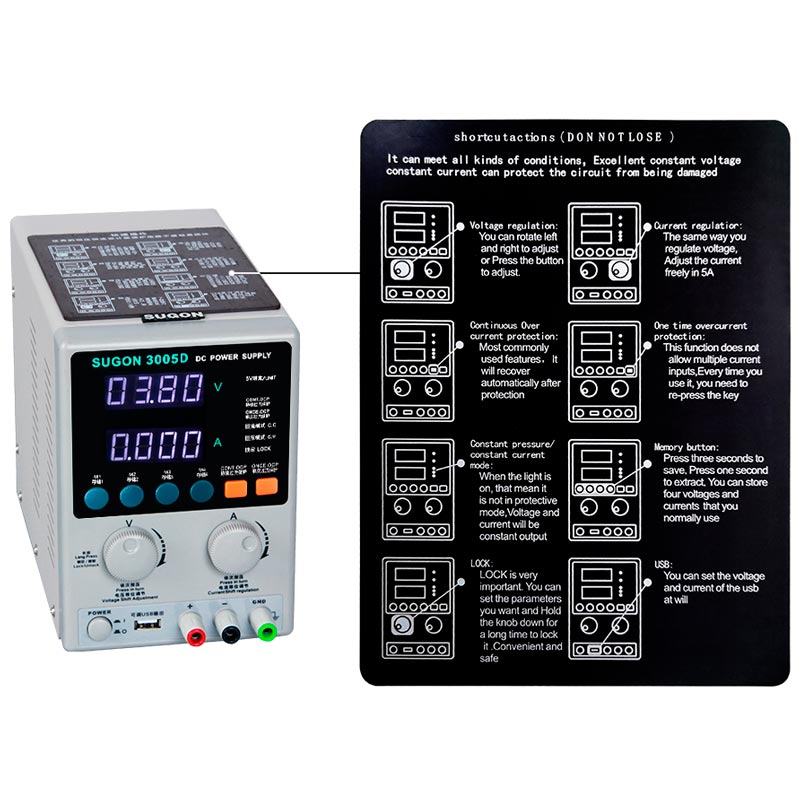 منبع تغذیه دیجیتال Sugon 3005D 30V 5A