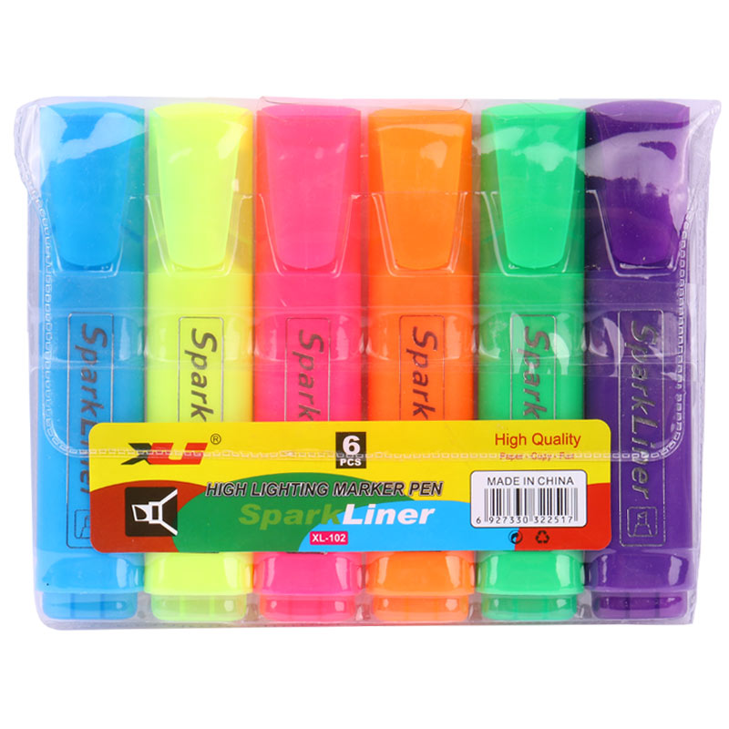 ماژیک هایلایت اسپارک لاینر Spark Liner XL-102 بسته ۶ عددی