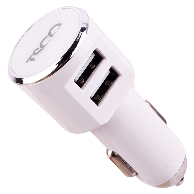 شارژر فندکی فست شارژ TSCO TCG 29N 3.1A 15.5W + کابل تایپ سی