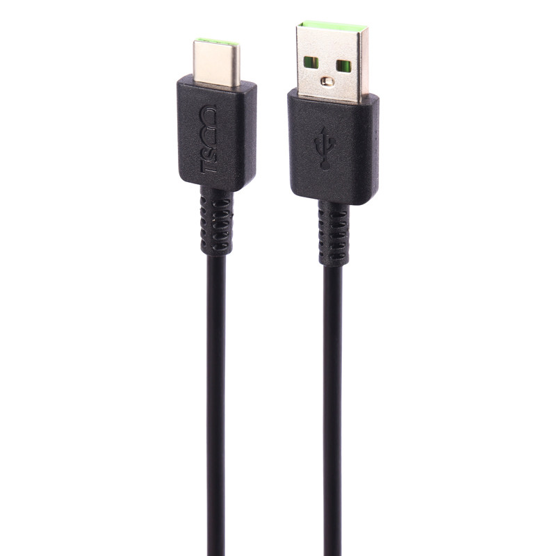شارژر فندکی فست شارژ TSCO TCG 38 3A QC3.0 PD 36W + کابل تایپ سی