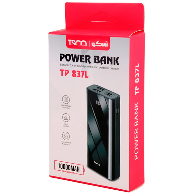 پاور بانک 10000 تسکو TSCO TP 837L 10.5W