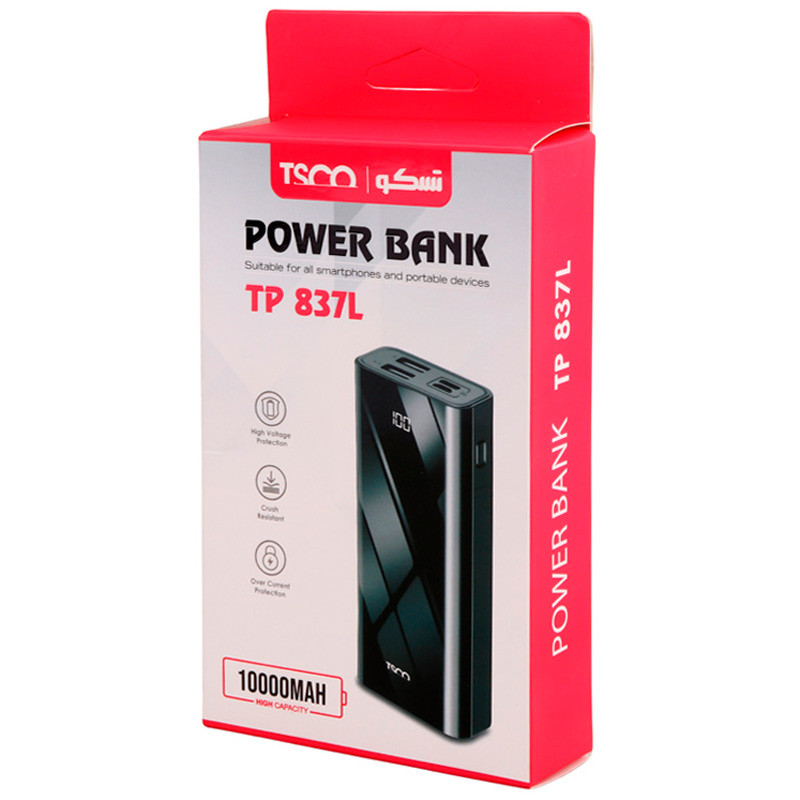پاور بانک 10000 تسکو TSCO TP 837L 10.5W
