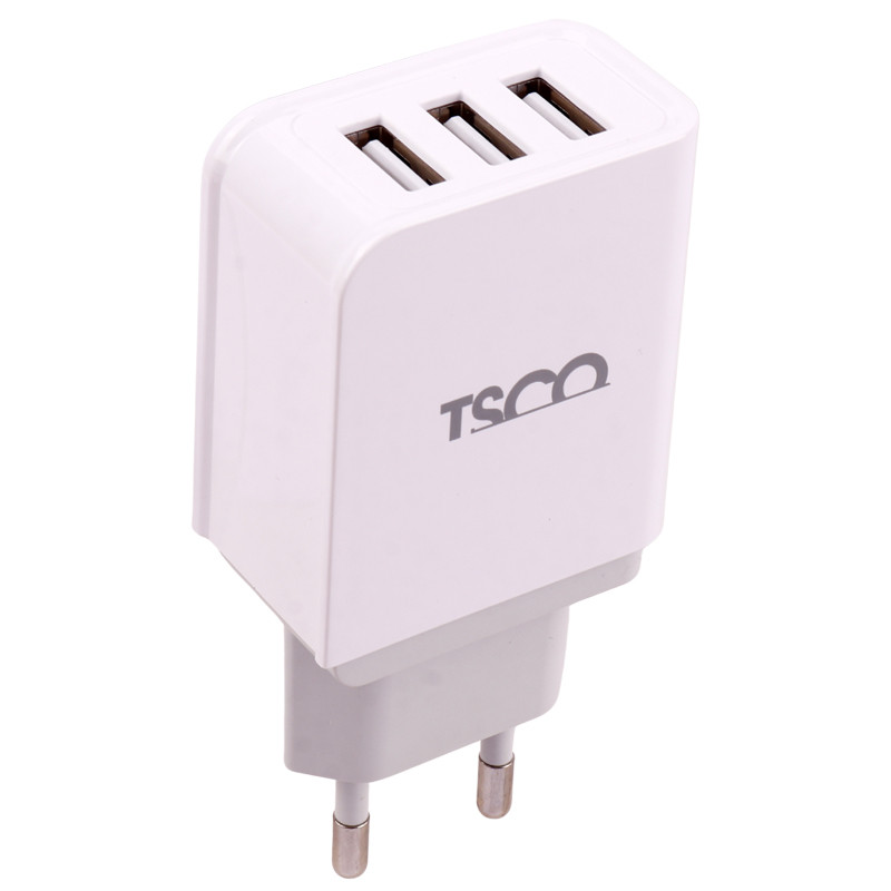 شارژر دیواری TSCO TTC 59 3Port 3.1A 15.5W + کابل تایپ سی