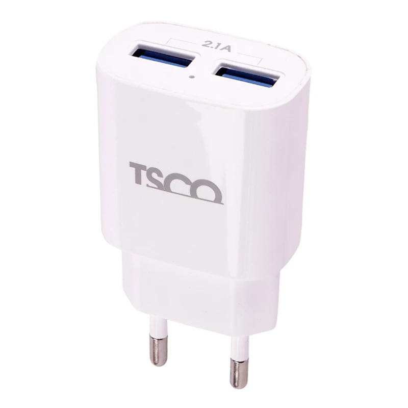 شارژر دیواری 10.5 وات تسکو TTC 62 2.1A + کابل تایپ سی