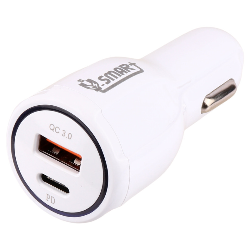 شارژر فندکی فست شارژ V-Smart VS-17 3A QC3.0 PD 30W + کابل تایپ سی