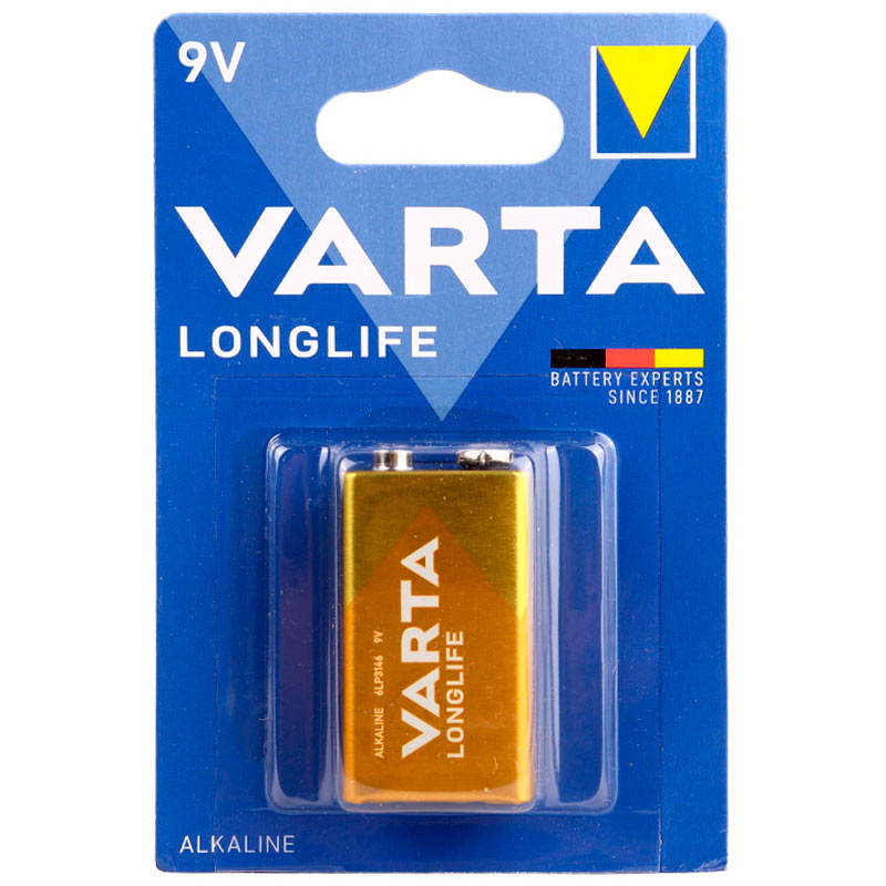 باتری کتابی Varta Long Life Alkaline 6LP3146 9V