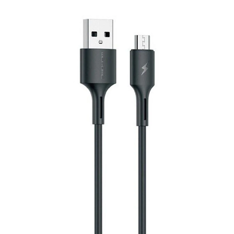 کابل میکرو یو اس بی فست شارژ 3 آمپر Wekome Upine WDC-136 طول 1 متر