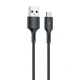 کابل میکرو یو اس بی فست شارژ 3 آمپر Wekome Upine WDC-136 طول 1 متر