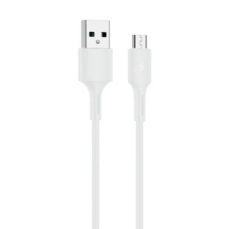 کابل میکرو یو اس بی فست شارژ 3 آمپر Wekome Upine WDC-136 طول 1 متر