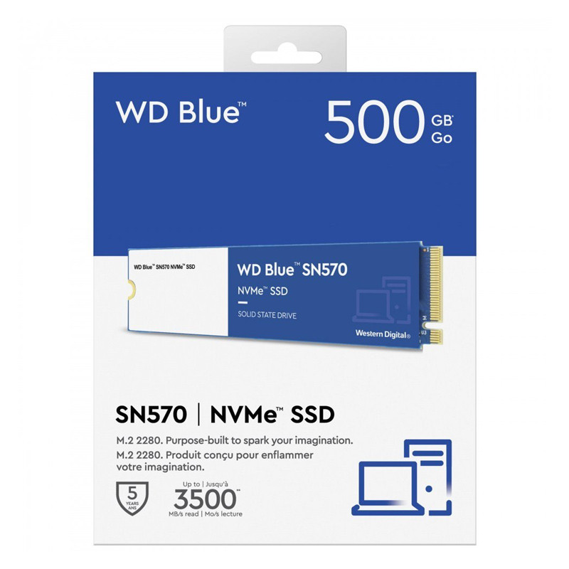 حافظه SSD وسترن دیجیتال Western Digital Blue SN570 500GB M.2