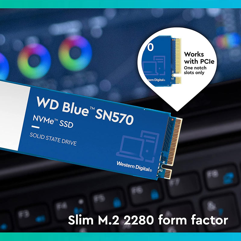 حافظه SSD وسترن دیجیتال Western Digital Blue SN570 500GB M.2