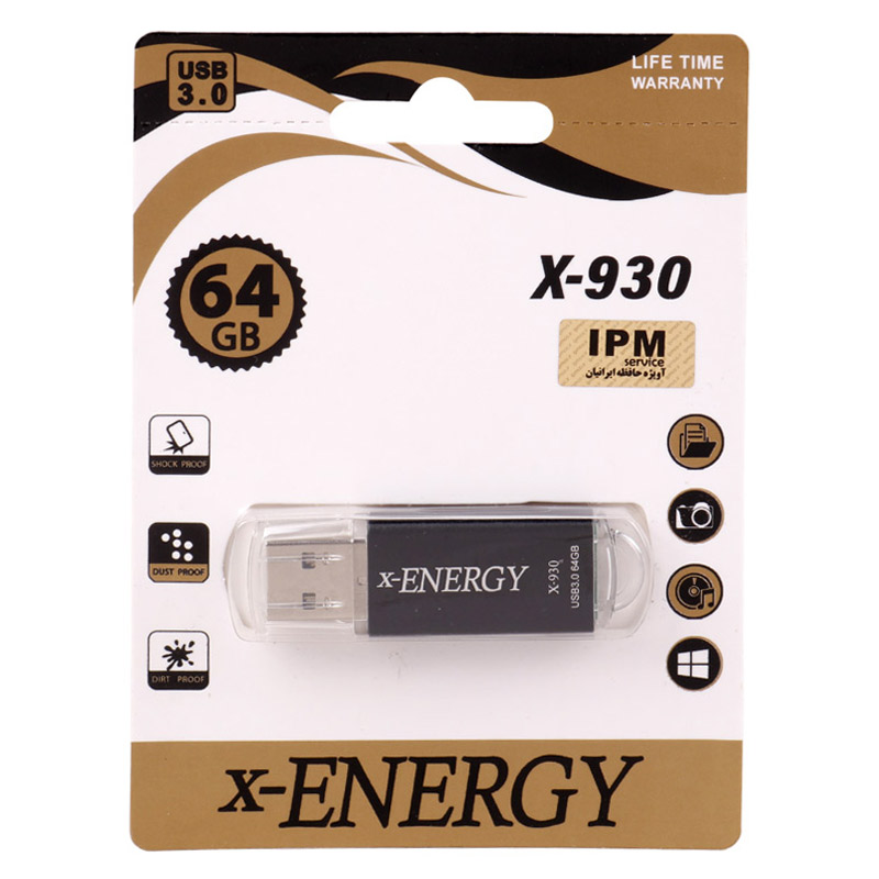 فلش 64 گیگ ایکس انرژی X-Energy X-930 USB3.0